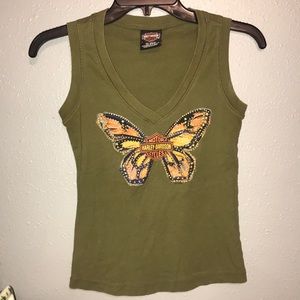 Vintage Harley Davidson Tank